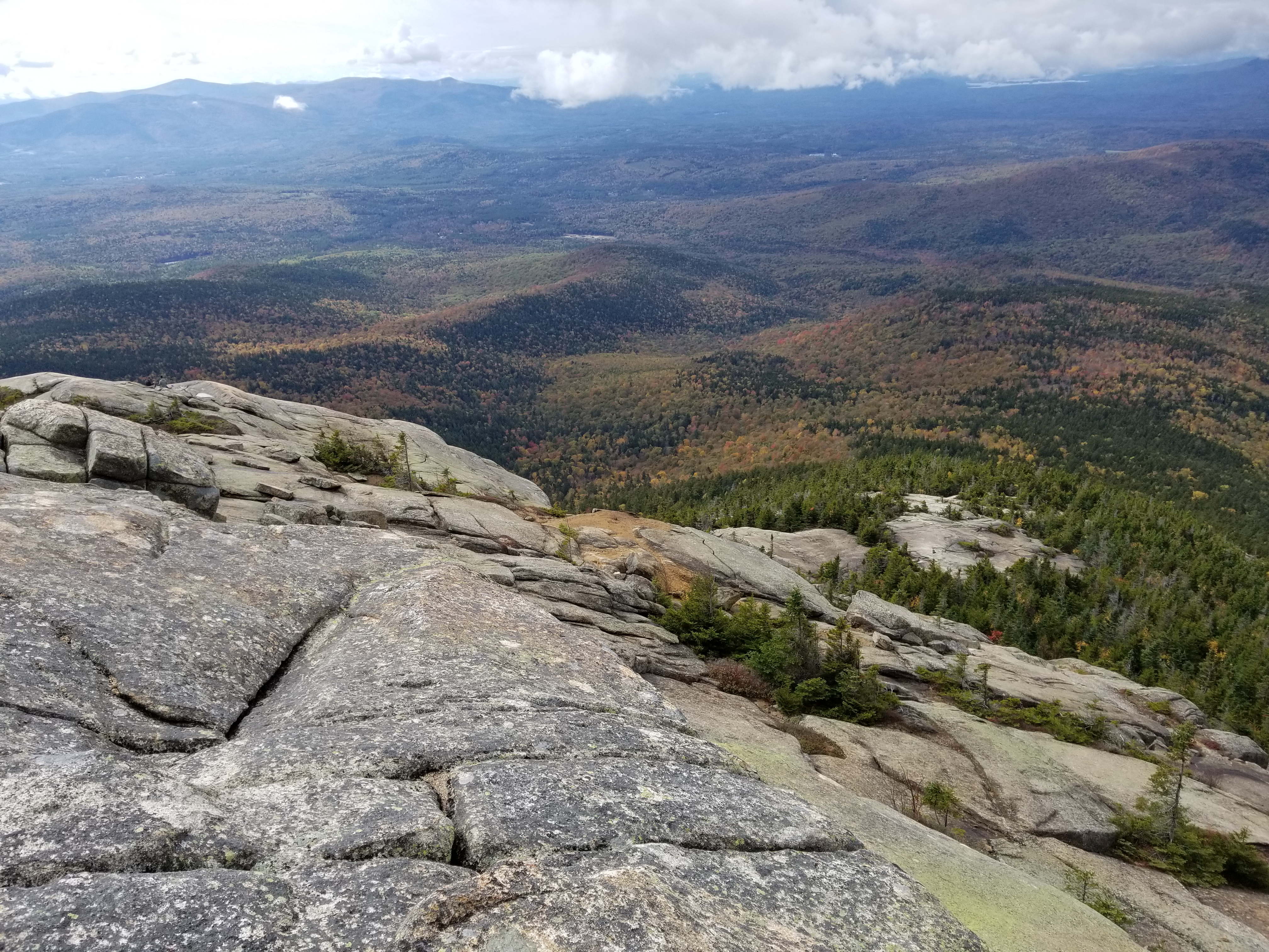 Looking down from the top