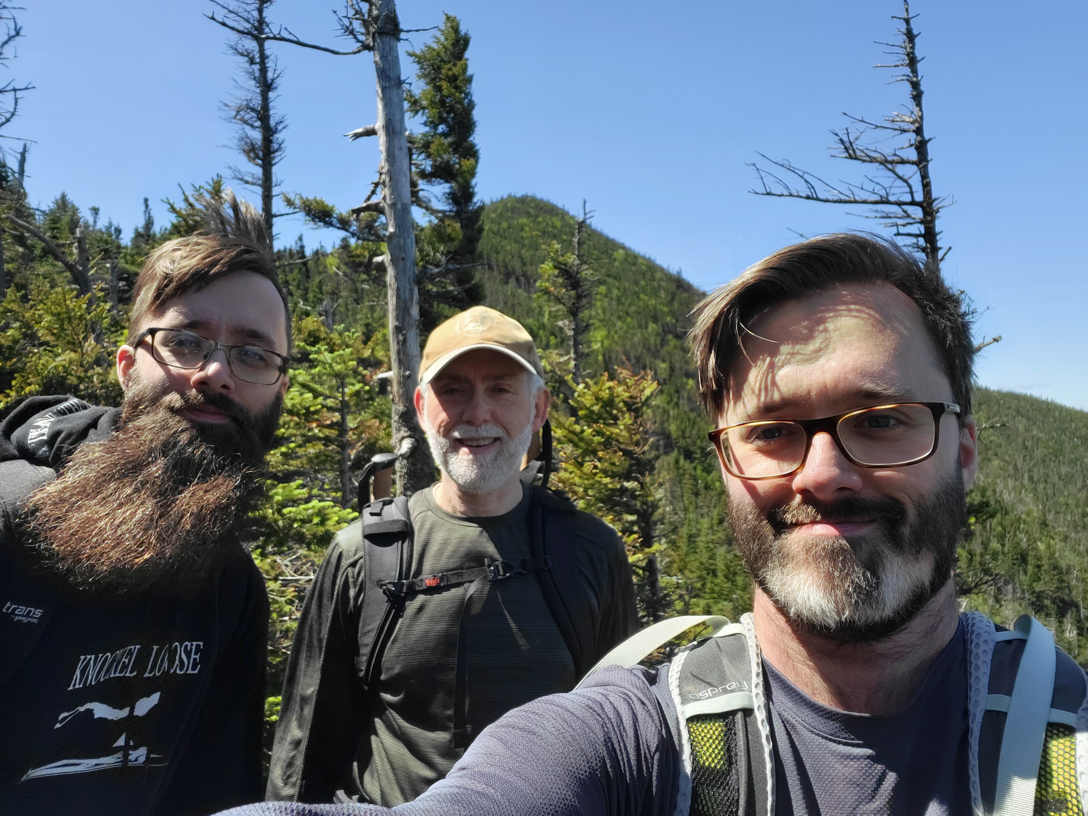 Our group on the false summit