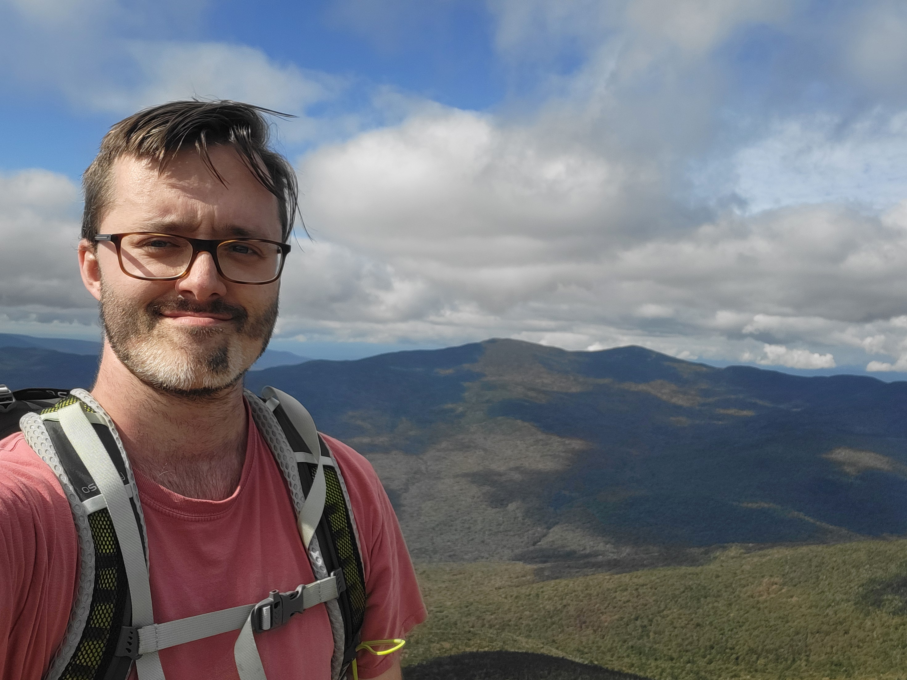 selfie of just me at the summit