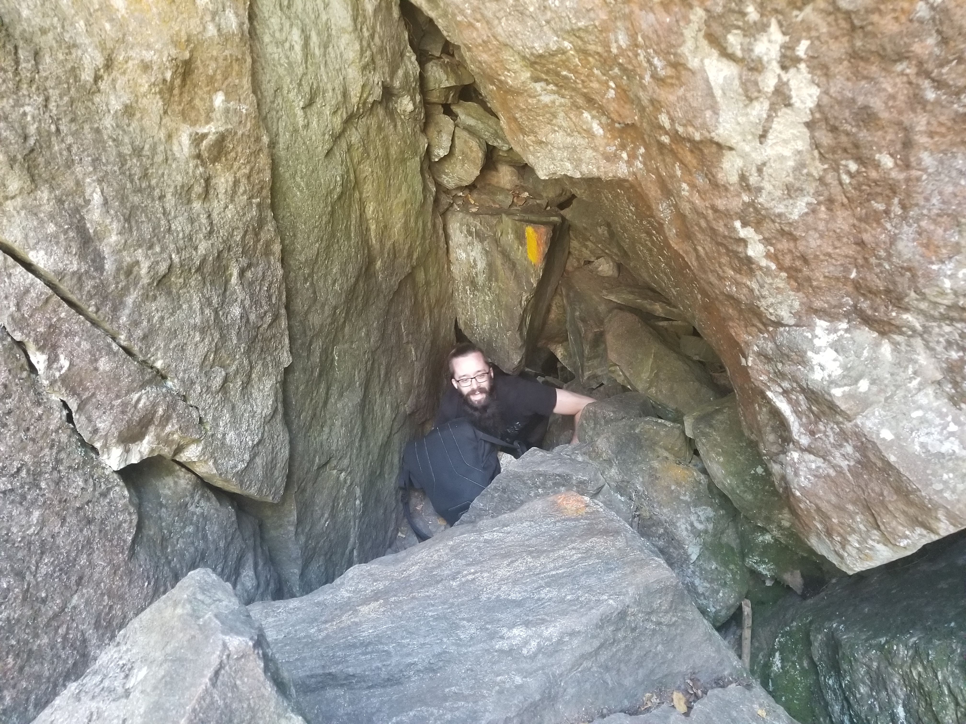 Bill in the cave