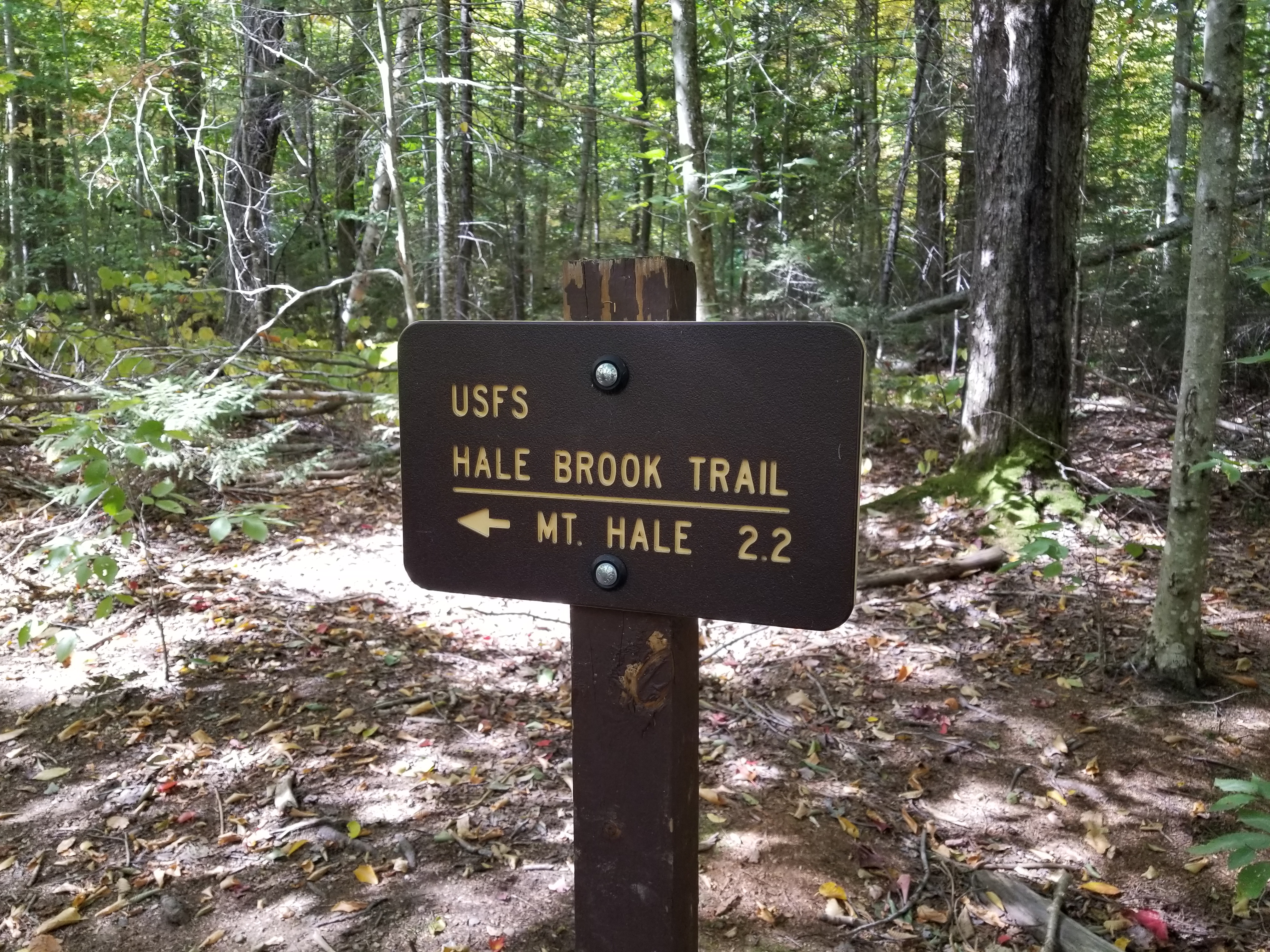 Trailhead Sign