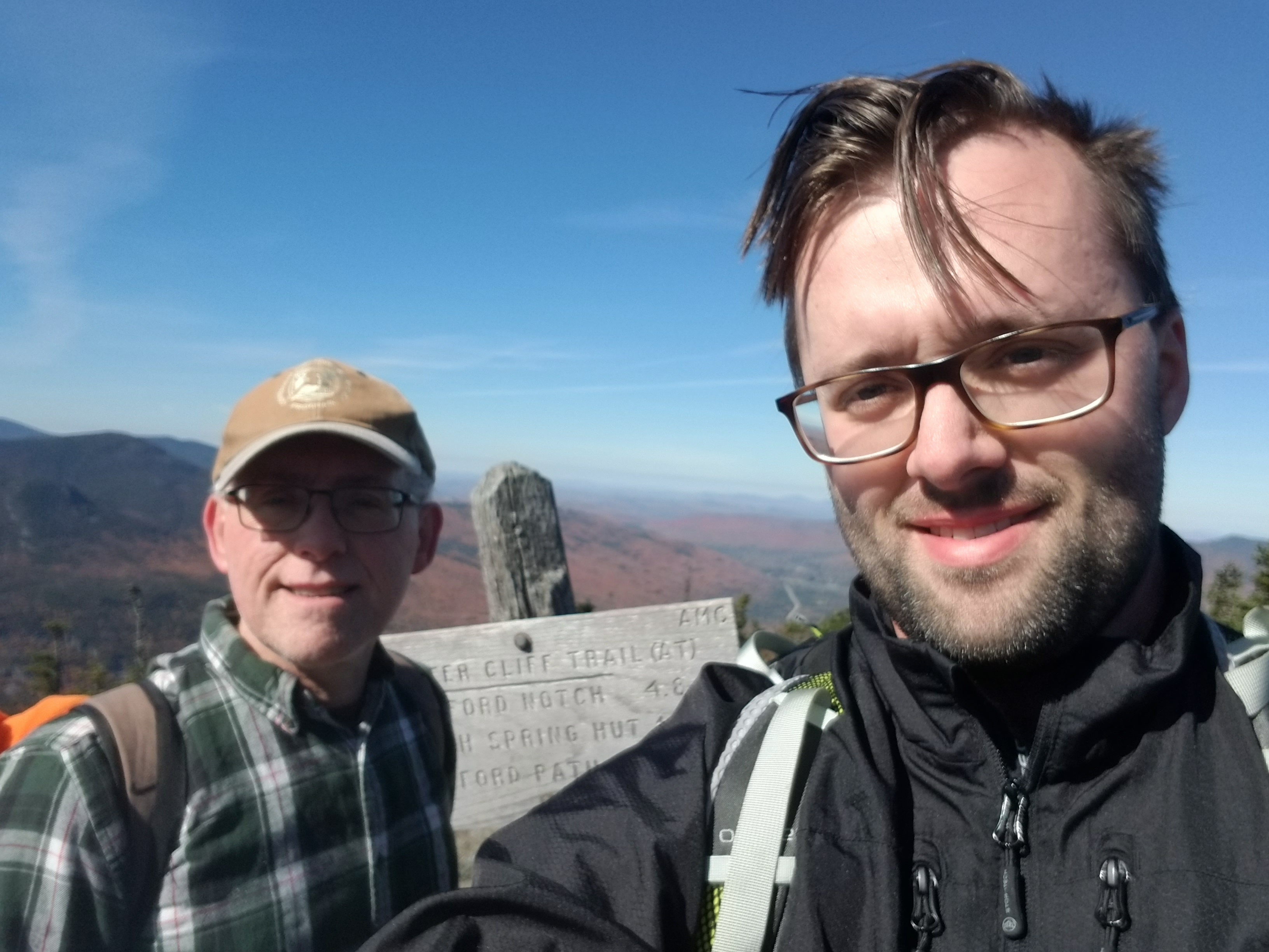 Summit sign selfie