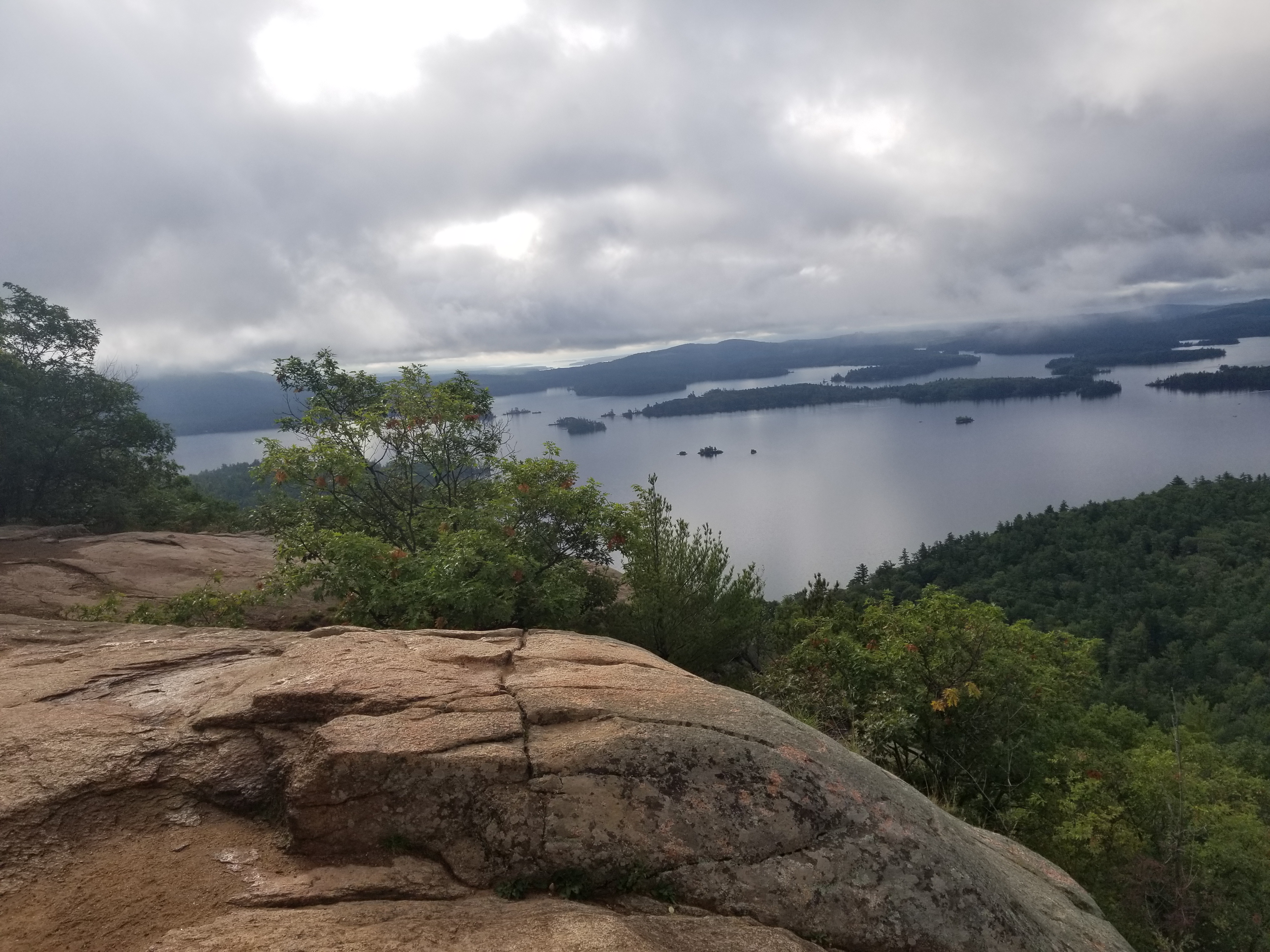 View of the lake