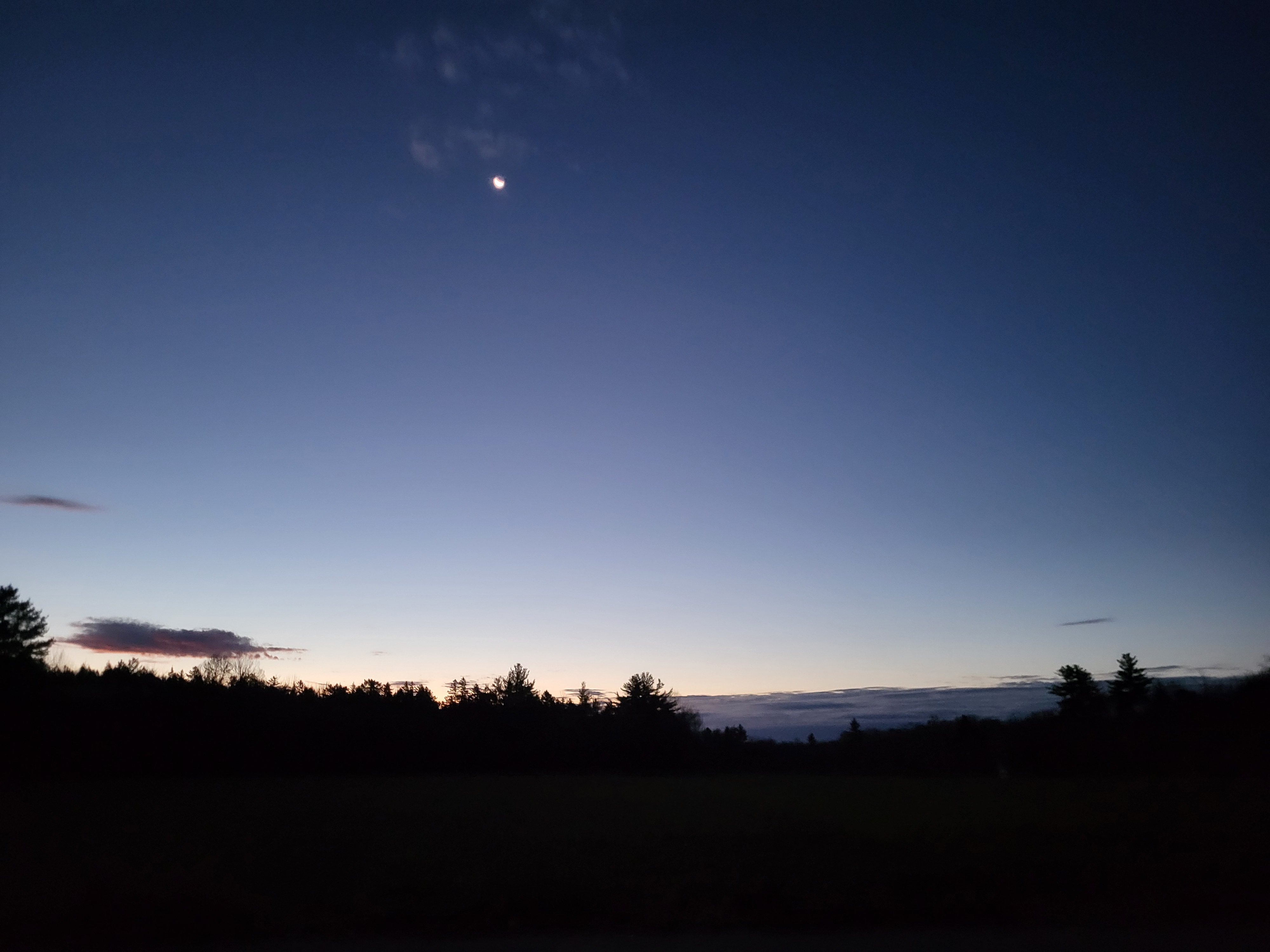 A dark start to the hike