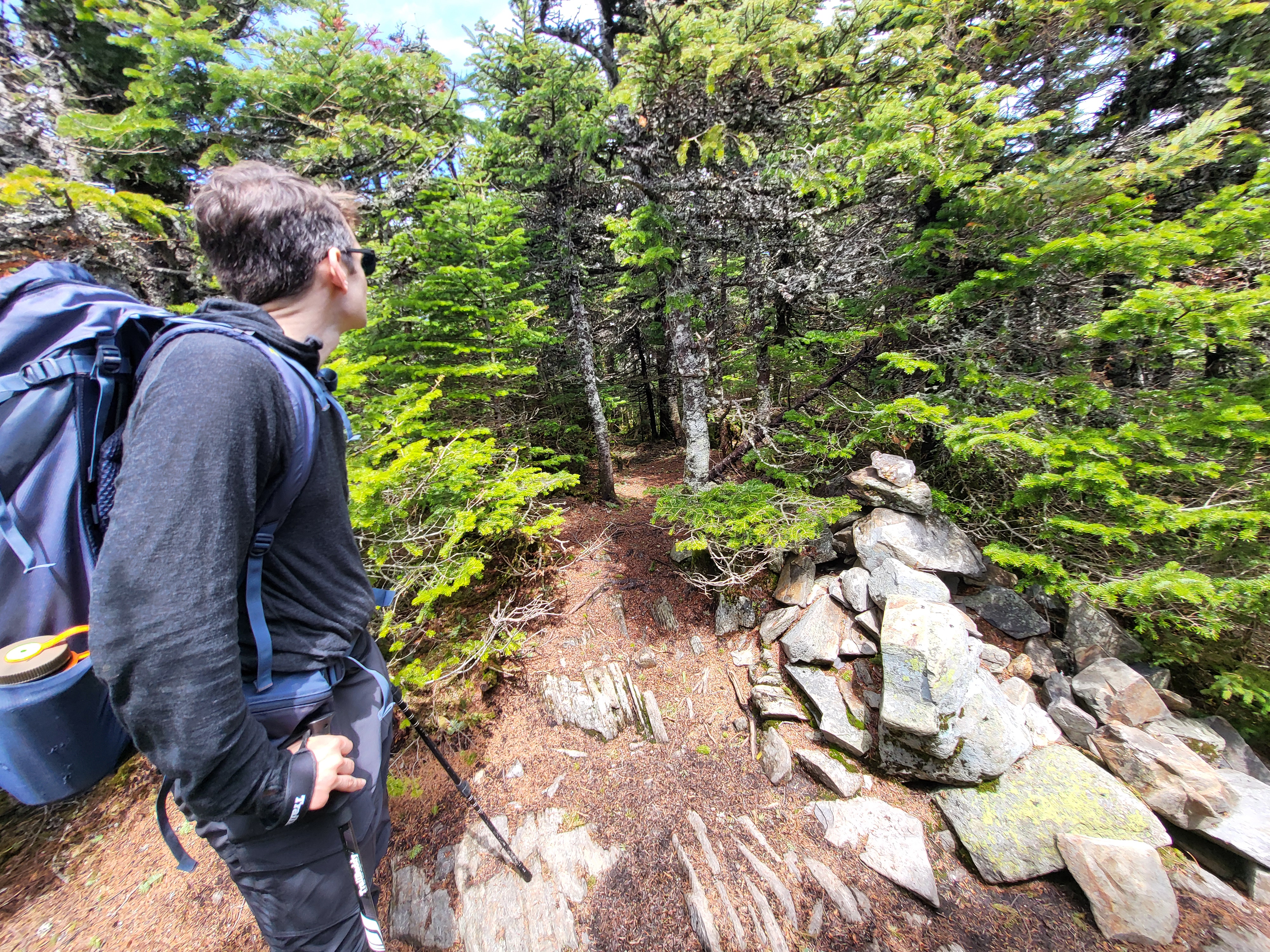 Field summit cairn